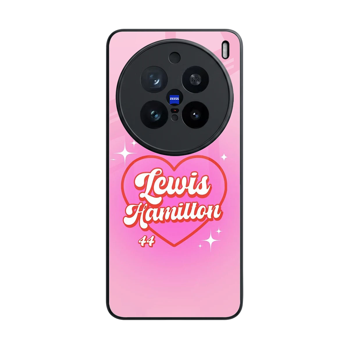Lewis Hamilton back phone cover | glass case for vivo x200 pro