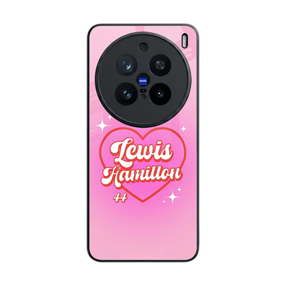 Lewis Hamilton back phone cover | glass case for vivo x200 pro