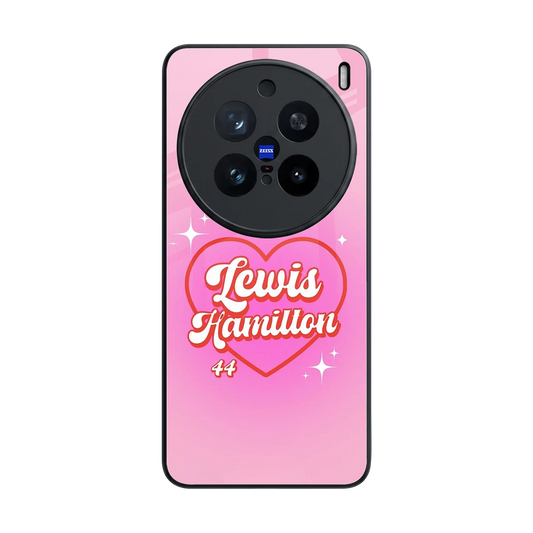 Lewis Hamilton back phone cover | glass case for vivo x200 pro