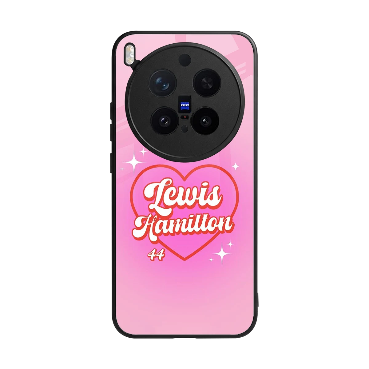 Lewis Hamilton back phone cover | glass case for vivo x300 pro
