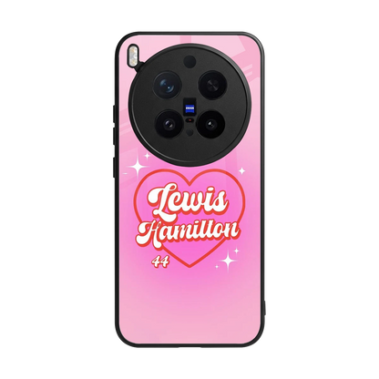 Lewis Hamilton back phone cover | glass case for vivo x300 pro