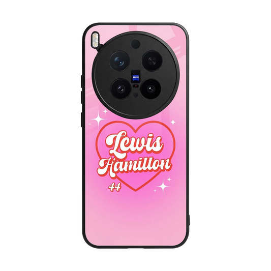 Lewis Hamilton back phone cover | glass case for vivo x300 pro