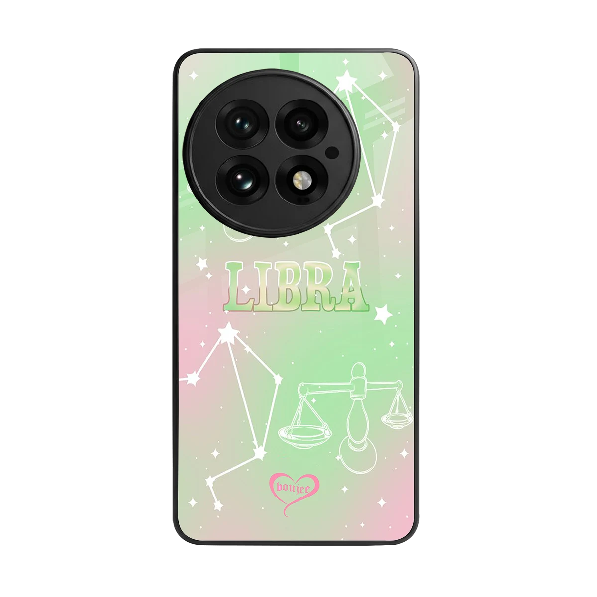 Libra Aura back phone cover | glass case for oneplus 13
