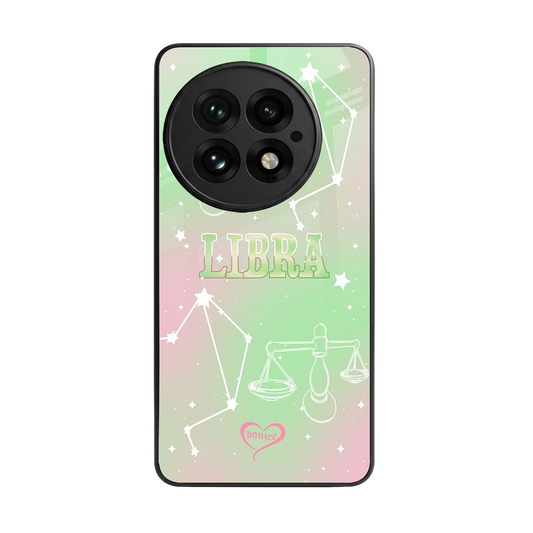 Libra Aura back phone cover | glass case for oneplus 13
