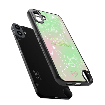 Libra Aura sleek cmf nothing phone 1 cover with tempered glass back and TPU edges