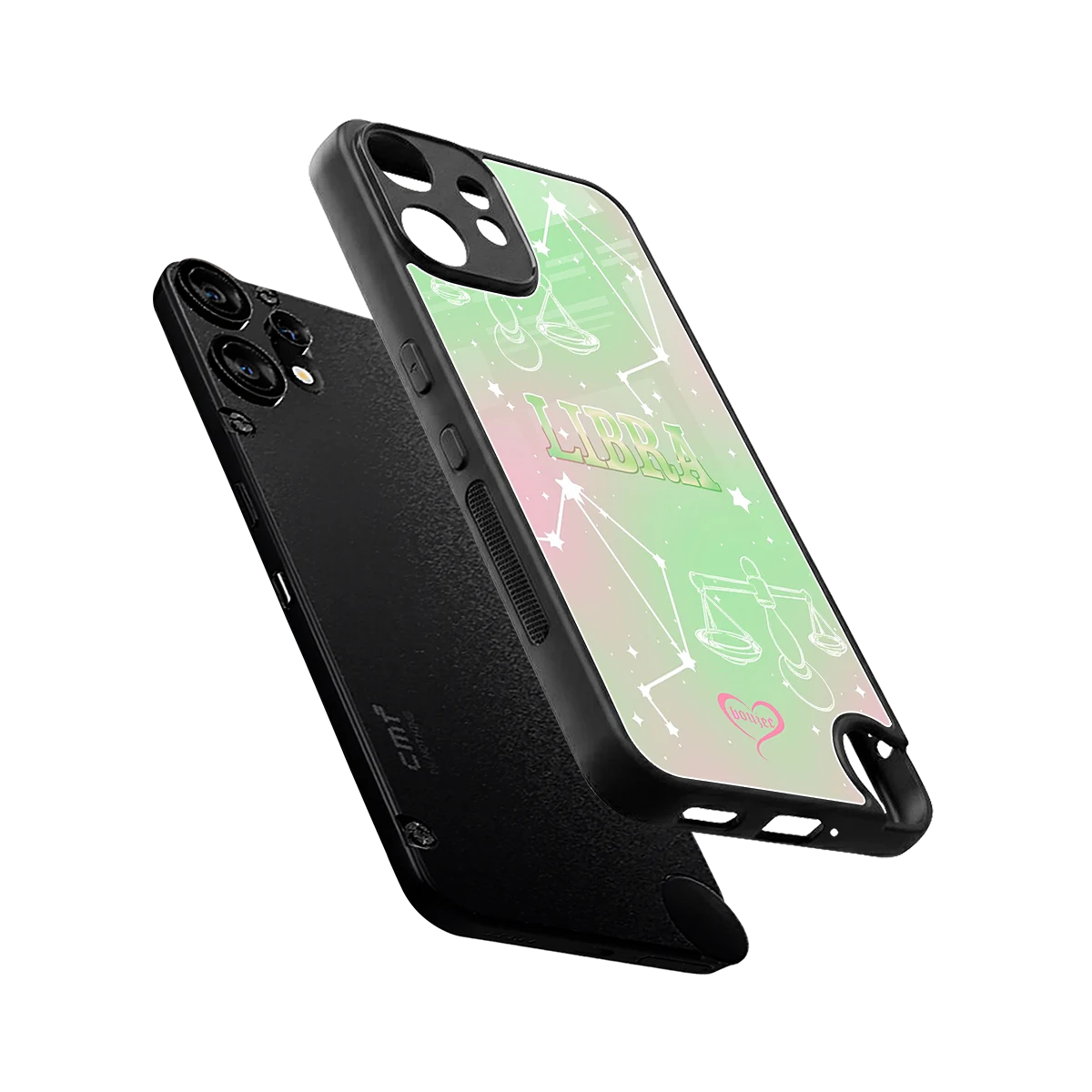 Libra Aura sleek cmf nothing phone 2 pro cover with tempered glass back and TPU edges