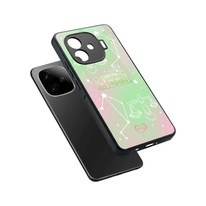 Libra Aura sleek iqoo neo 10r 5g cover with tempered glass back and TPU edges