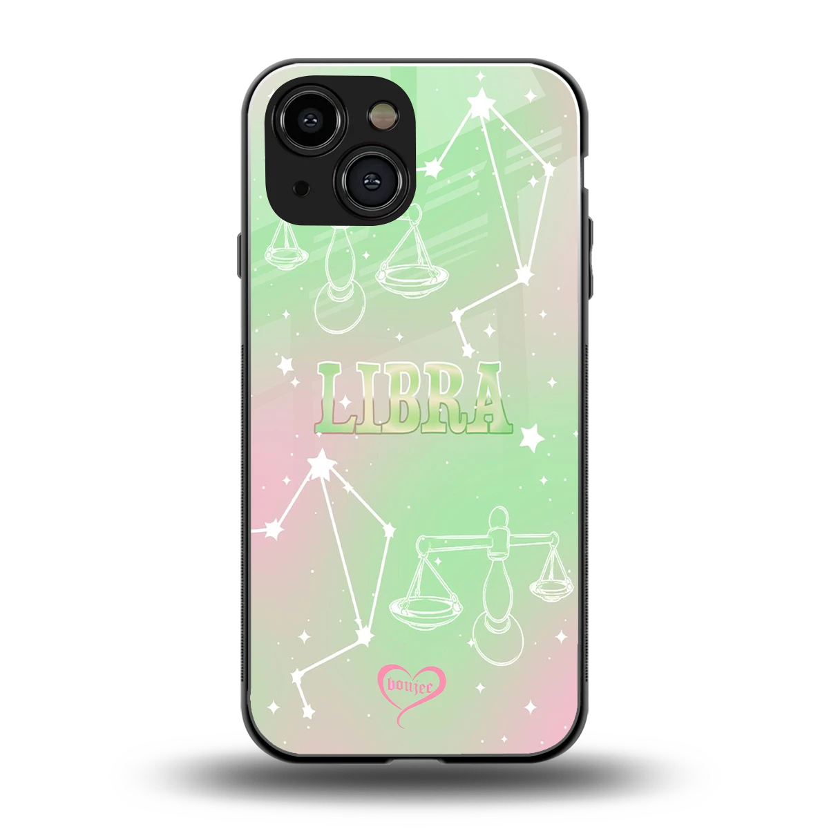 Libra Aura back phone cover | glass case for iphone 12 mini