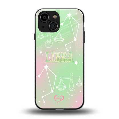 Libra Aura back phone cover | glass case for iphone 12 mini