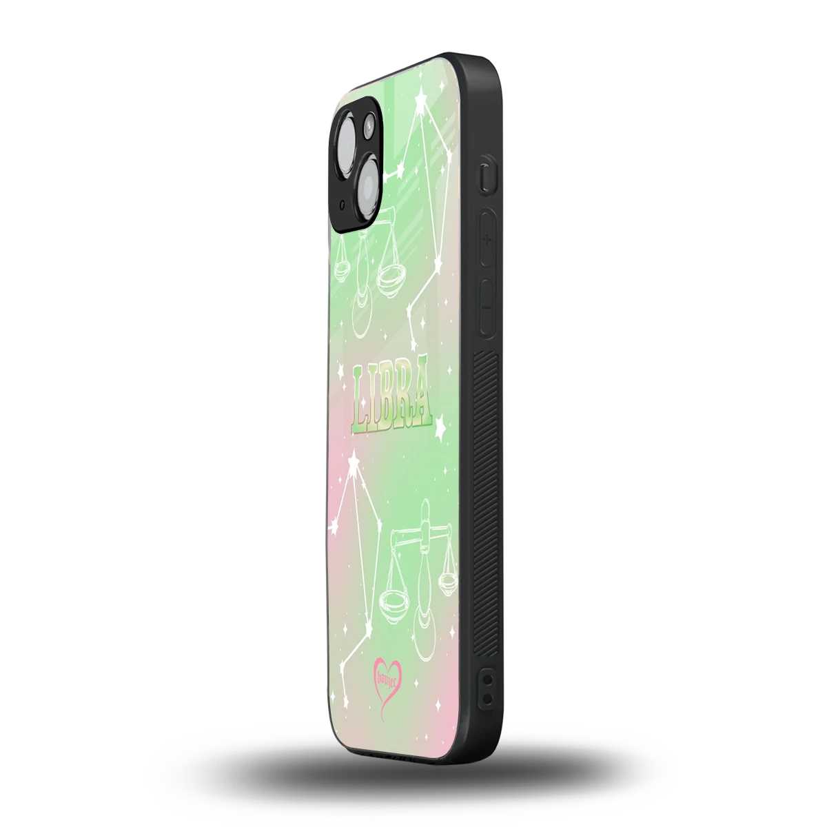 Libra Aura iphone 14 plus mobile cover | shockproof glass phone case
