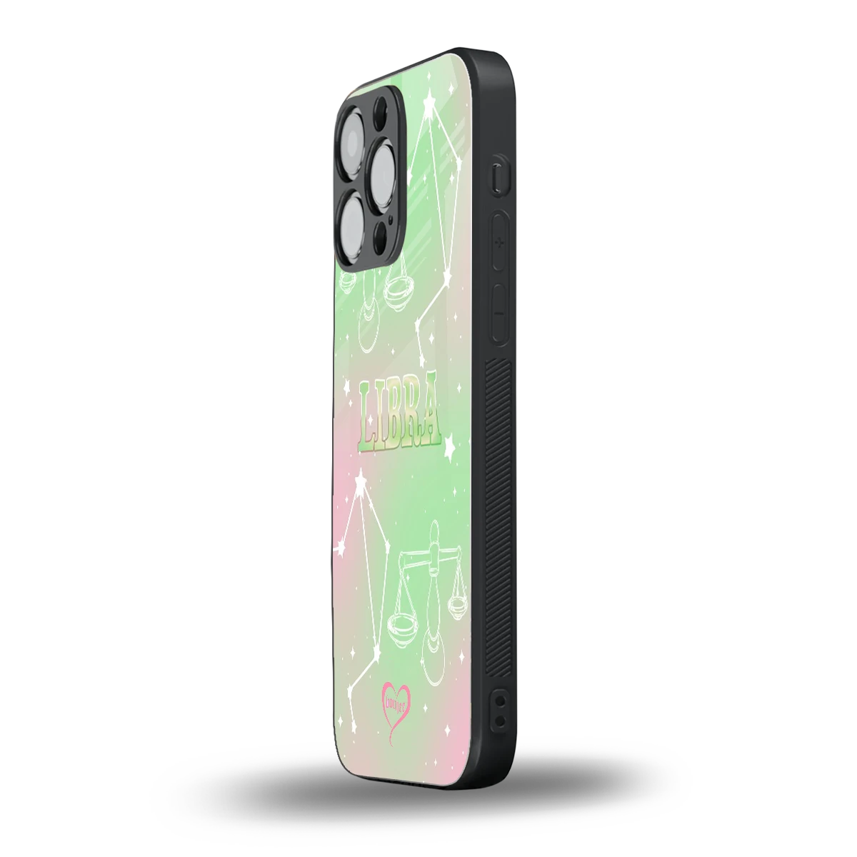 Libra Aura iphone 15 pro max mobile cover | shockproof glass phone case