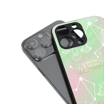 Libra Aura stylish phone case for iphone xs max | glossy glass and slim fit