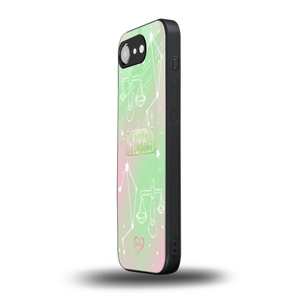 Libra Aura iphone 17e mobile cover | shockproof glass phone case