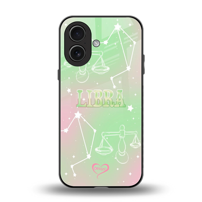 Libra Aura back phone cover | glass case for iphone 17