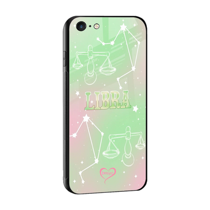 Libra Aura sleek iphone 6 cover with tempered glass back and TPU edges