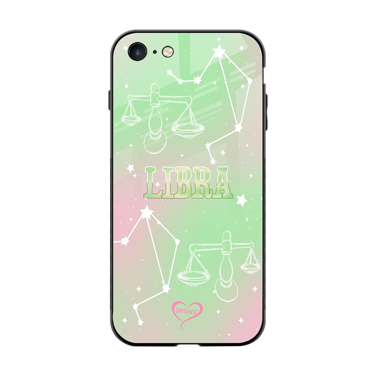 Libra Aura back phone cover | glass case for iphone 7