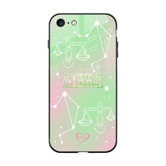 Libra Aura back phone cover | glass case for iphone 7