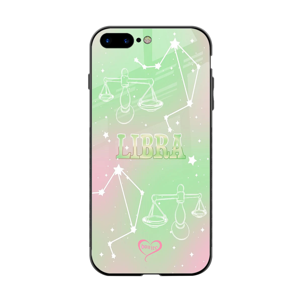 Libra Aura back phone cover | glass case for iphone 8 plus