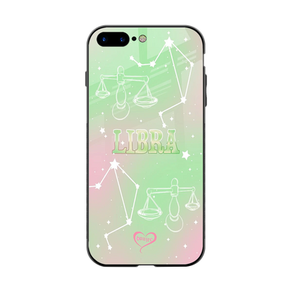 Libra Aura back phone cover | glass case for iphone 8 plus
