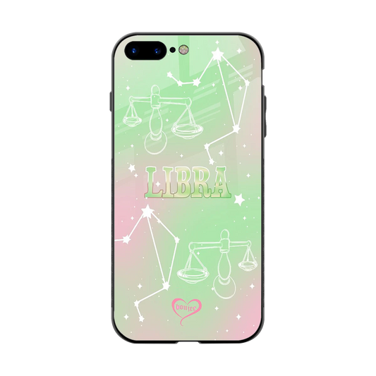 Libra Aura back phone cover | glass case for iphone 8 plus