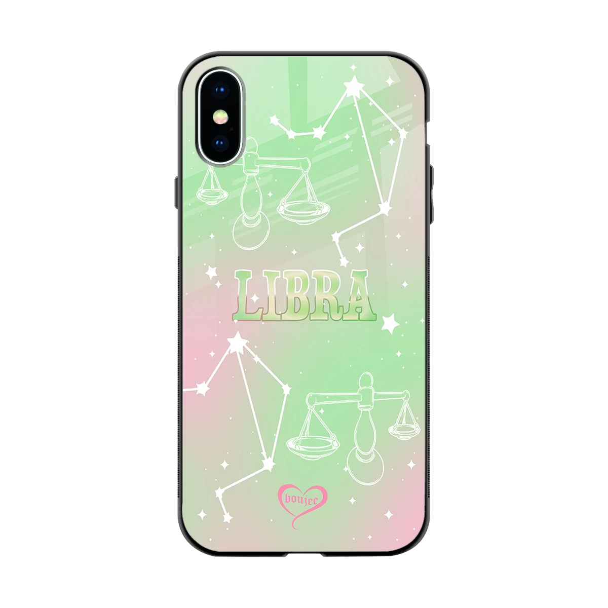 Libra Aura back phone cover | glass case for iphone x