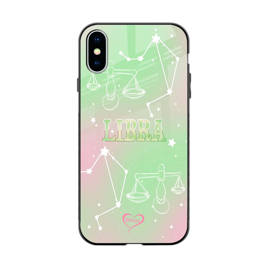 Libra Aura back phone cover | glass case for iphone x