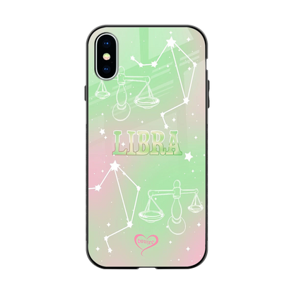 Libra Aura back phone cover | glass case for iphone xs
