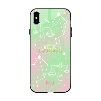 Libra Aura back phone cover | glass case for iphone xs max