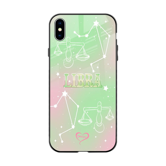 Libra Aura back phone cover | glass case for iphone xs max