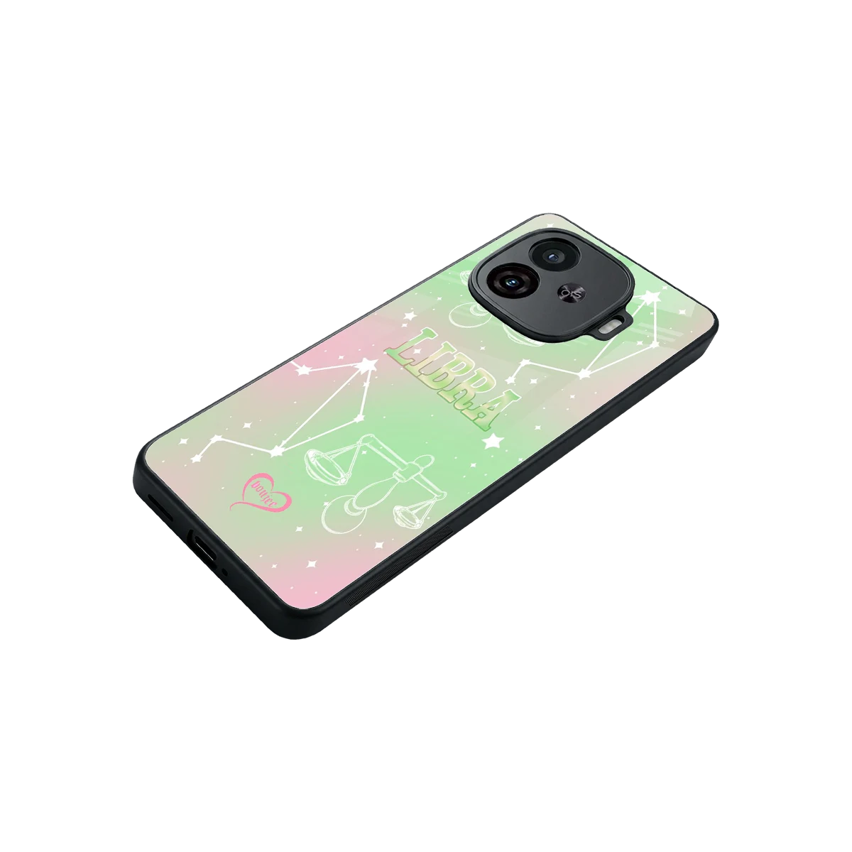 Libra Aura stylish phone case for iqoo neo 10r 5g | glossy glass and slim fit