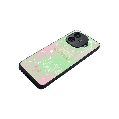 Libra Aura stylish phone case for iqoo neo 10r 5g | glossy glass and slim fit