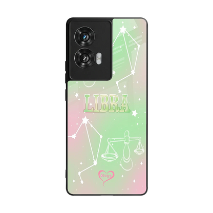 Libra Aura back phone cover | glass case for motorola edge 50 fusion