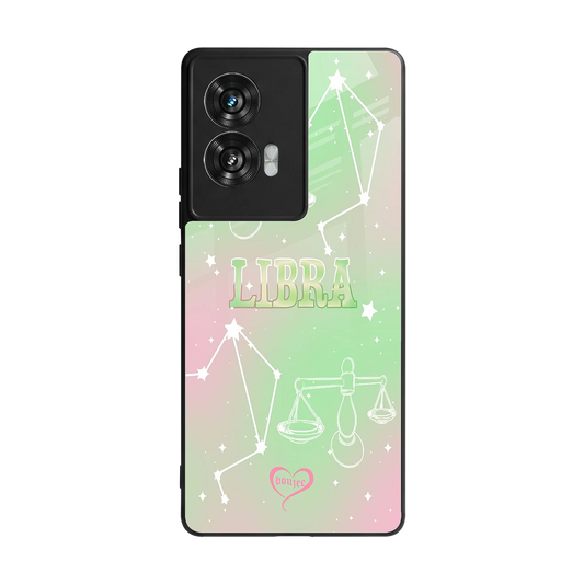 Libra Aura back phone cover | glass case for motorola edge 50 fusion