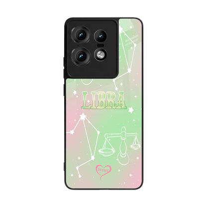 Libra Aura back phone cover | glass case for motorola edge 50 pro