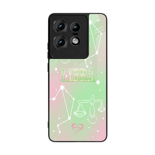 Libra Aura back phone cover | glass case for motorola edge 50 pro
