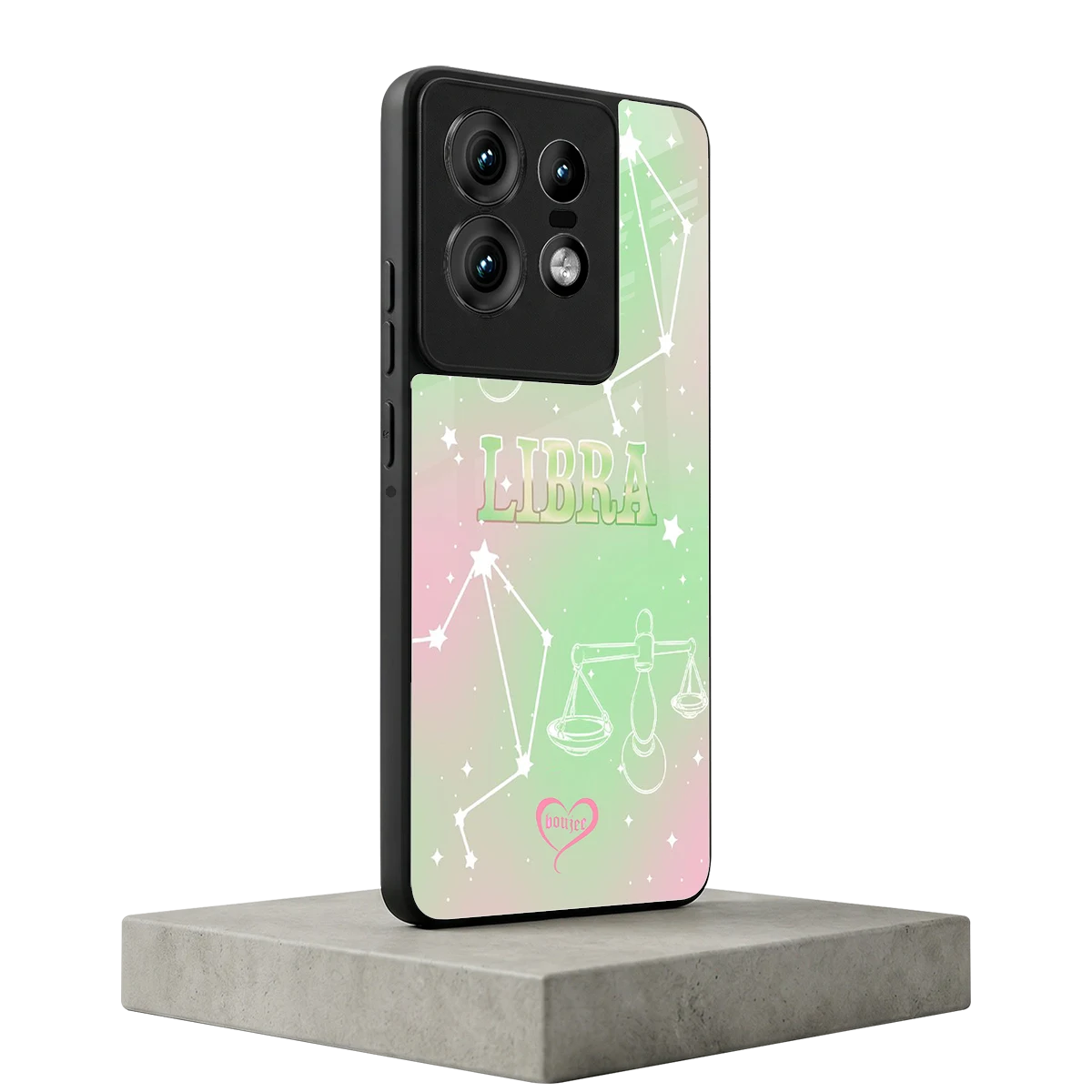 Libra Aura motorola edge 50 pro mobile cover | shockproof glass phone case