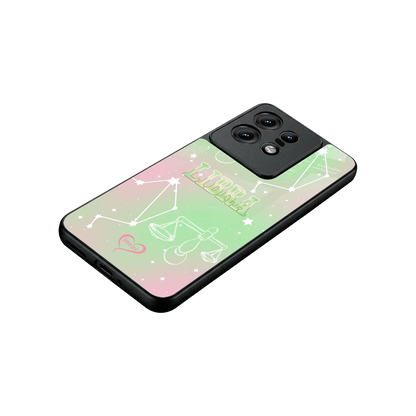 Libra Aura stylish phone case for motorola edge 50 pro | glossy glass and slim fit