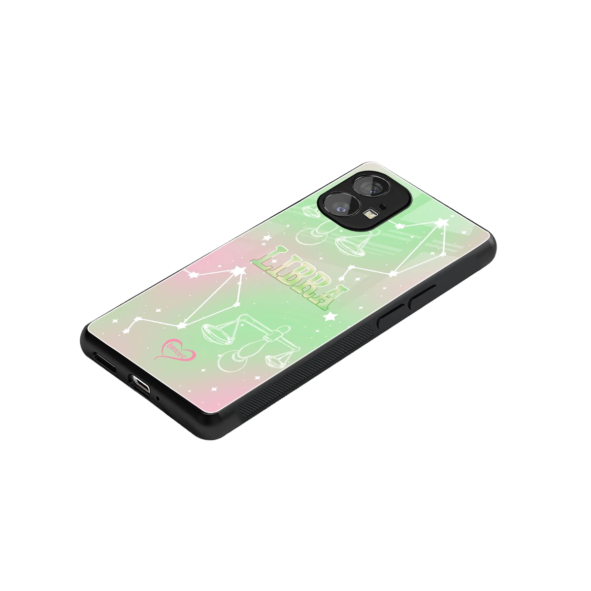 Libra Aura stylish phone case for nothing phone 1 | glossy glass and slim fit