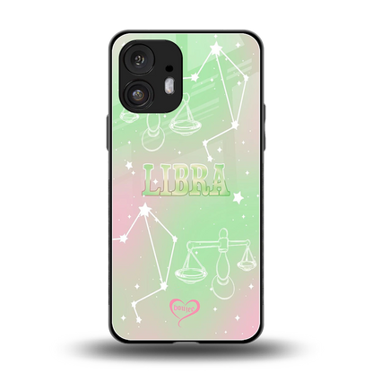 Libra Aura back phone cover | glass case for nothing phone 2