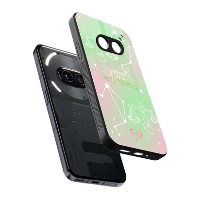 Libra Aura sleek nothing phone 2a cover with tempered glass back and TPU edges