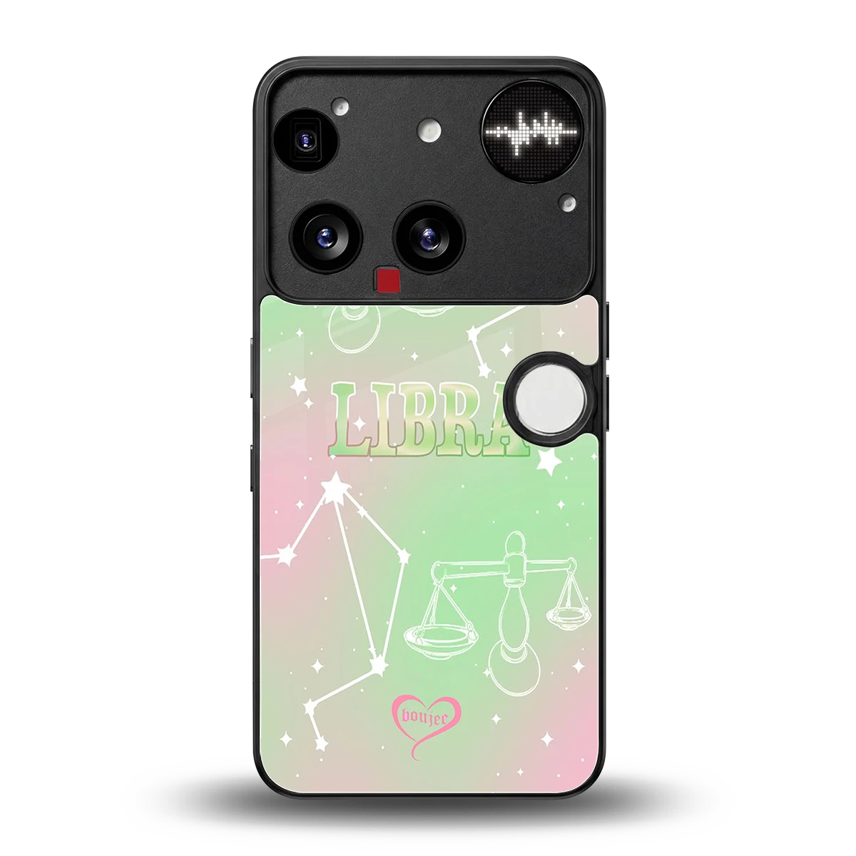 Libra Aura back phone cover | glass case for nothing phone 3