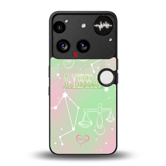 Libra Aura back phone cover | glass case for nothing phone 3