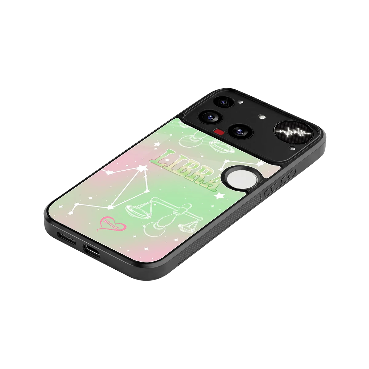 Libra Aura stylish phone case for nothing phone 3 | glossy glass and slim fit