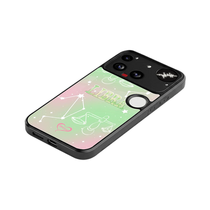 Libra Aura stylish phone case for nothing phone 3 | glossy glass and slim fit