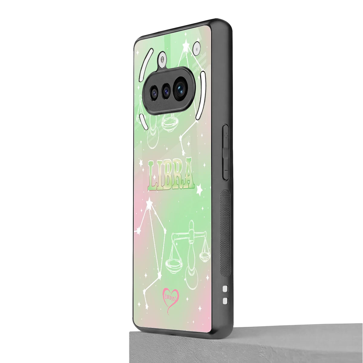 Libra Aura nothing phone 3a mobile cover | shockproof glass phone case
