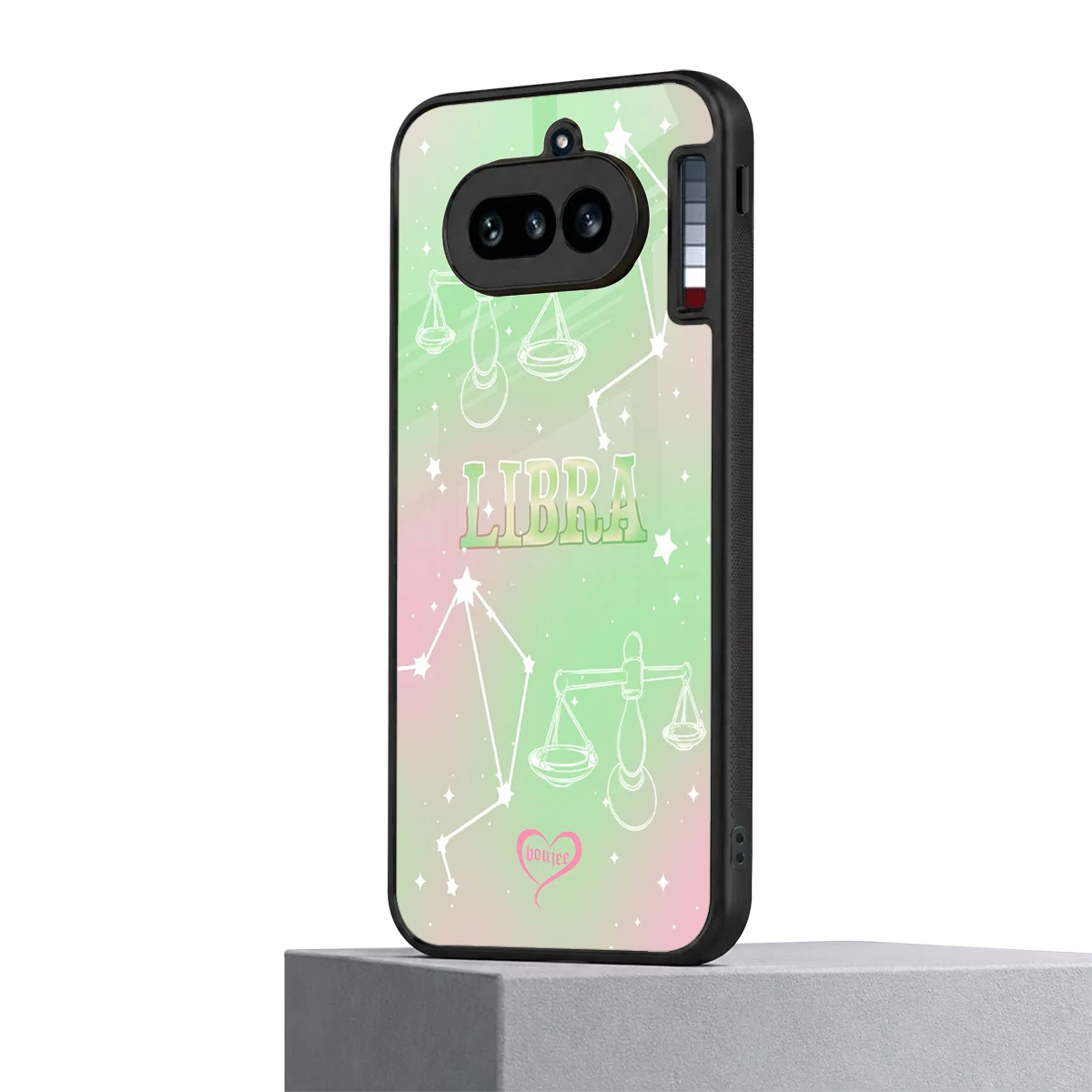 Libra Aura nothing phone 4a mobile cover | shockproof glass phone case
