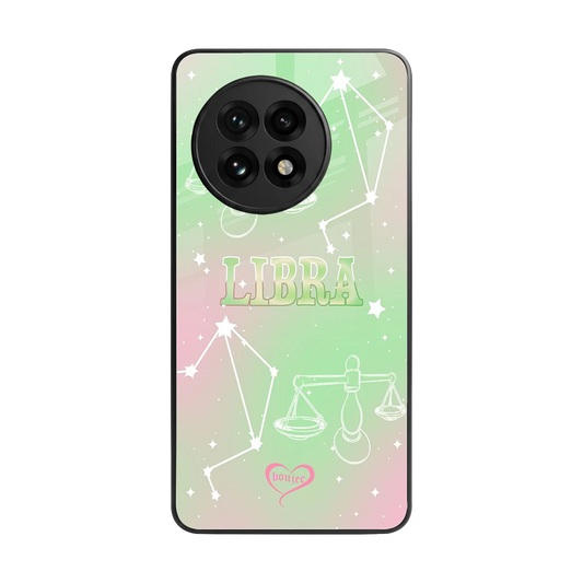Libra Aura back phone cover | glass case for oneplus 13r