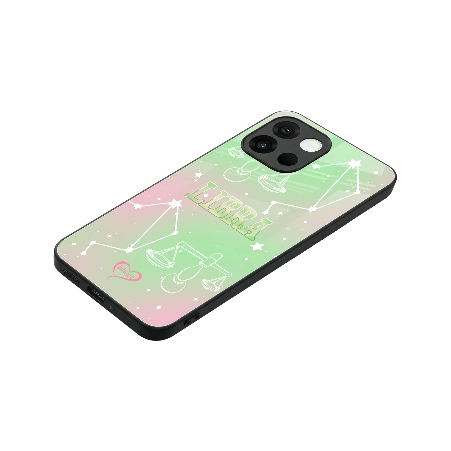 Libra Aura stylish phone case for oneplus 13s | glossy glass and slim fit