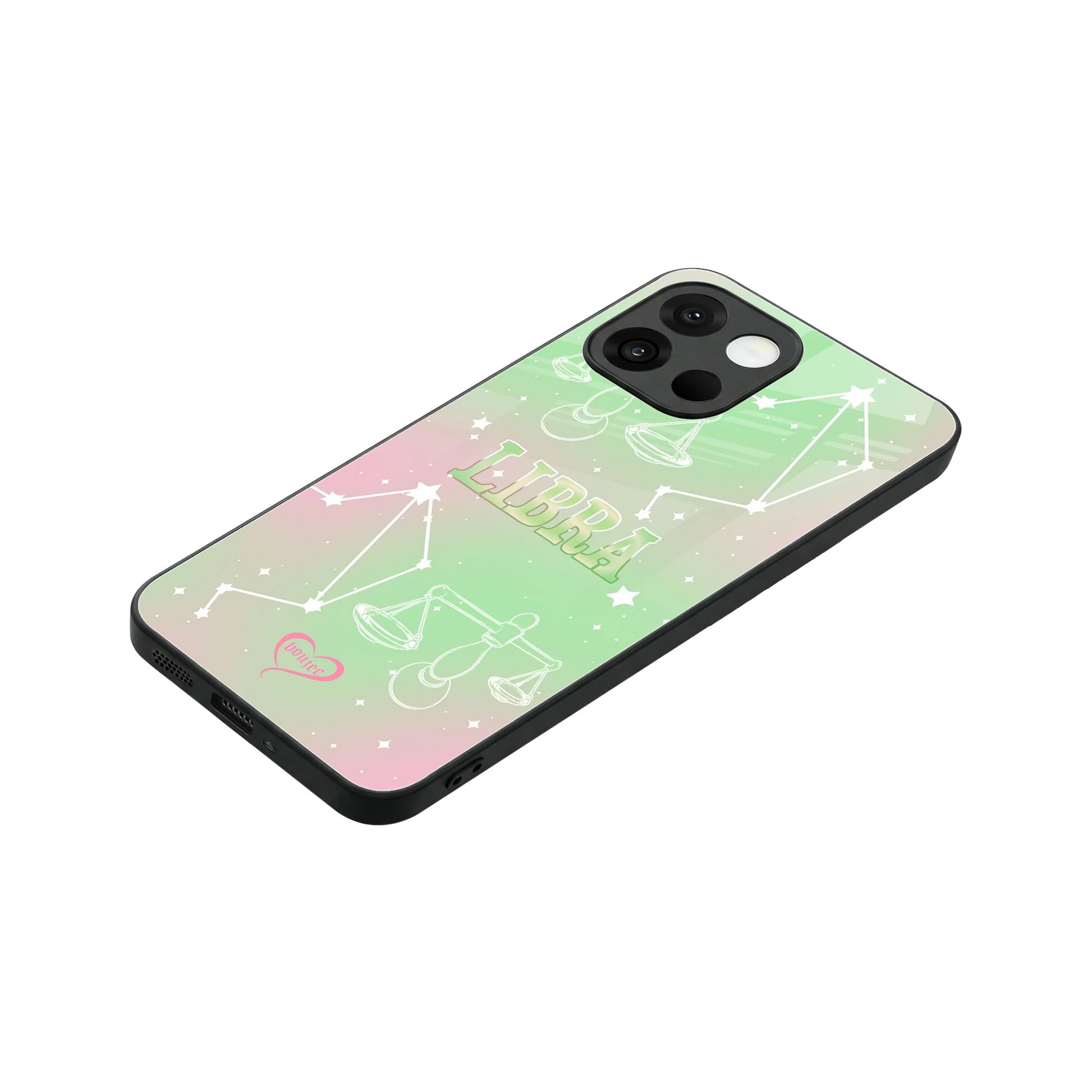 Libra Aura stylish phone case for oneplus 13s | glossy glass and slim fit