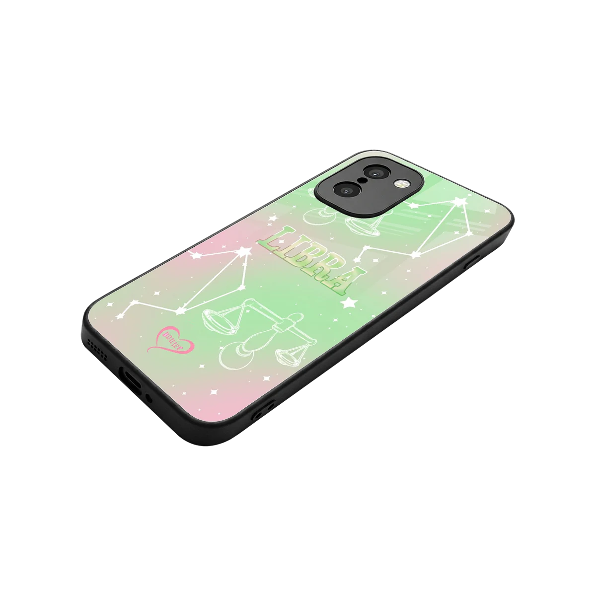 Libra Aura stylish phone case for oneplus 15r | glossy glass and slim fit